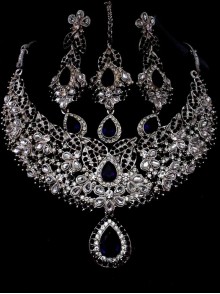 Rhodium Necklace Set